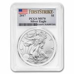 2017 American Silver Eagle MS-70 PCGS (FirstStrike®)