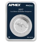 2017 AUS 1 oz Silver Kangaroo (MintDirect® Premier Single)