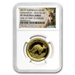 2017 Australia 1 oz Gold Kangaroo High Relief PF-70 UCAM NGC