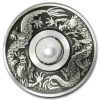 2017 Australia 1 oz Proof Silver Dragon & Pearl (Antiqued)