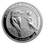 2017 Australia 1 oz Silver Kookaburra BU (Shark Privy)