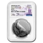 2017 Australia 1 oz Silver Wedge Tailed Eagle MS-70 NGC