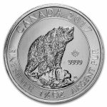 2017 Canada 1.5 oz Silver $8 Grizzly Bear BU (Abrasions)