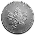 2017 Canada 1 oz Silver Maple Leaf Moose Privy Reverse Proof