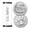 2017-D ATB Quarter Effigy Mounds 40-Coin Roll BU (Mint Wrapped)