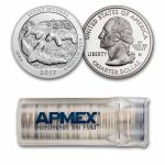 2017-D ATB Quarter Effigy Mounds 40-Coin Roll BU