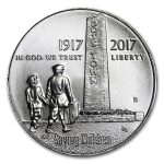 2017-D Boys Town Clad 1/2 Dollar BU (Box & COA)