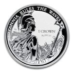 2017 Falkland Islands 1 oz Silver Britannia Reverse Proof