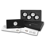 2017 Four-Medal Silver American Liberty Set (w/Box & COA)