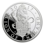 2017 GB Prf 1 oz Silver Queen's Beasts Lion (Box & COA)
