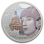 2017 Grandeur 1 oz Silver Hockey: Gretzky (Colorized)