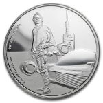 2017 Niue 1 oz Silver $2 Star Wars Luke Skywalker (w/Box & COA)