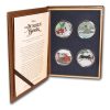 2017 Niue 4-Coin 1 oz Silver $2 Disney The Jungle Book 50th Anniv