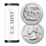 2017-P ATB Quarter Effigy Mounds 40-Coin Roll BU