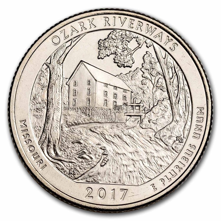 2017-P ATB Quarter Ozark National Scenic Riverways BU