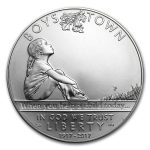 2017-P Boys Town $1 Centennial Silver BU (Box & COA)