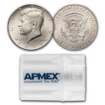 2017-P Kennedy Half Dollar 20-Coin Roll BU