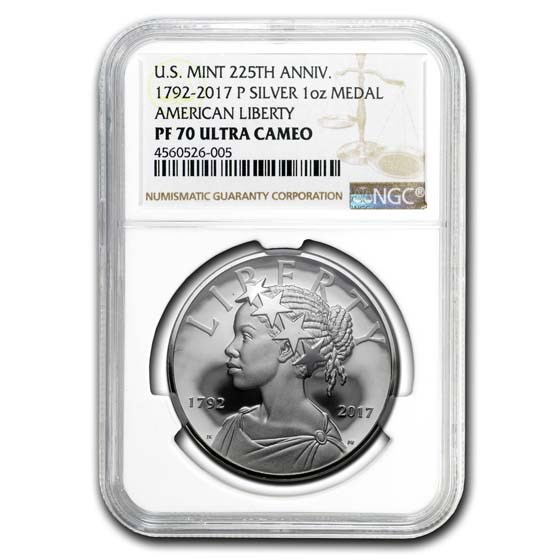 2017-P Silver American Liberty Medal PF-70 NGC