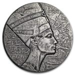 2017 Republic of Chad 5 oz Silver Queen Nefertiti