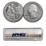 2017-S ATB Quarter Ellis Island 40-Coin Roll Proof (Silver)