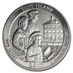 2017-S ATB Quarter Ellis Island Monument BU (Enhanced Finish)