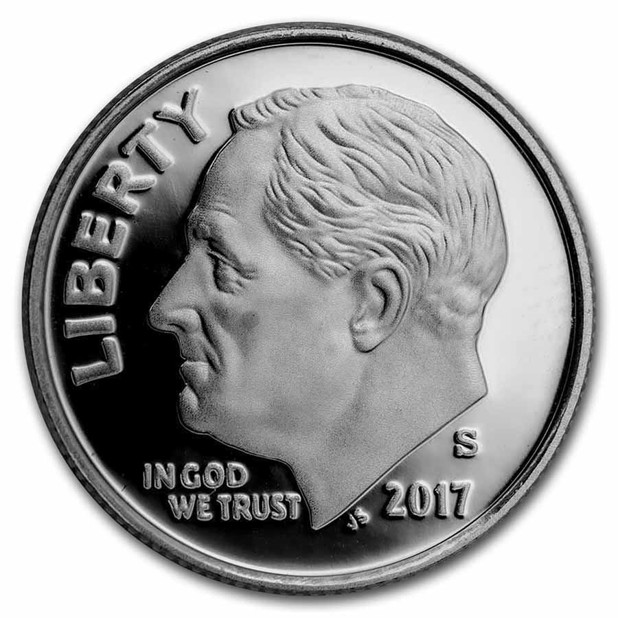 2017-S Silver Roosevelt Dime Gem Proof