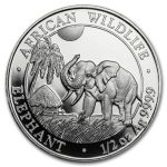 2017 Somalia 1/2 oz Silver Elephant BU