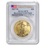 2017-W 1 oz Burnished Gold Eagle SP-70 PCGS (FirstStrike®)