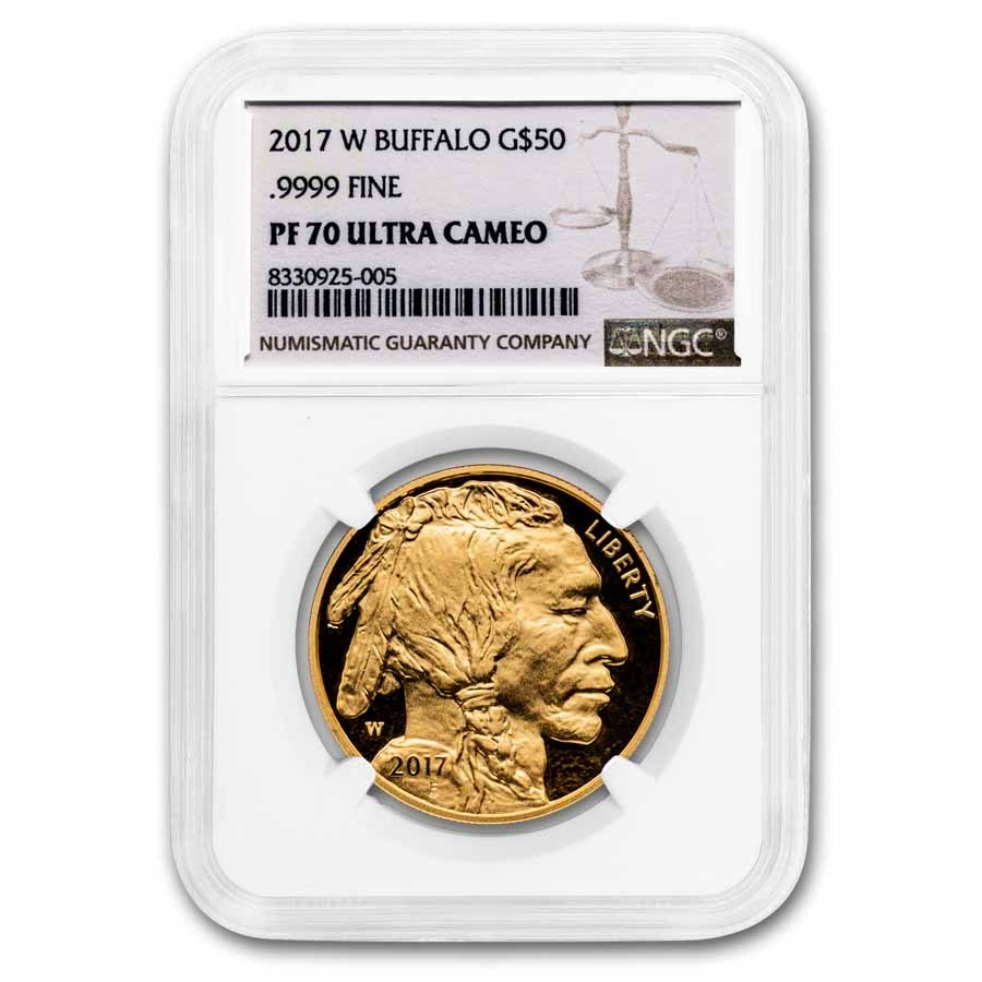 2017-W 1 oz Proof Gold Buffalo PF-70 NGC