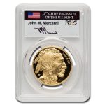 2017-W 1 oz Proof Gold Buffalo PR-70 PCGS (FDI, Mercanti)