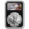 2017 (W) Silver Eagle MS-70 NGC (FDI, Purple Heart, Black Core)