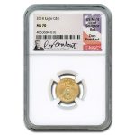 2018 1/10 oz American Gold Eagle MS-70 NGC (Everhart)