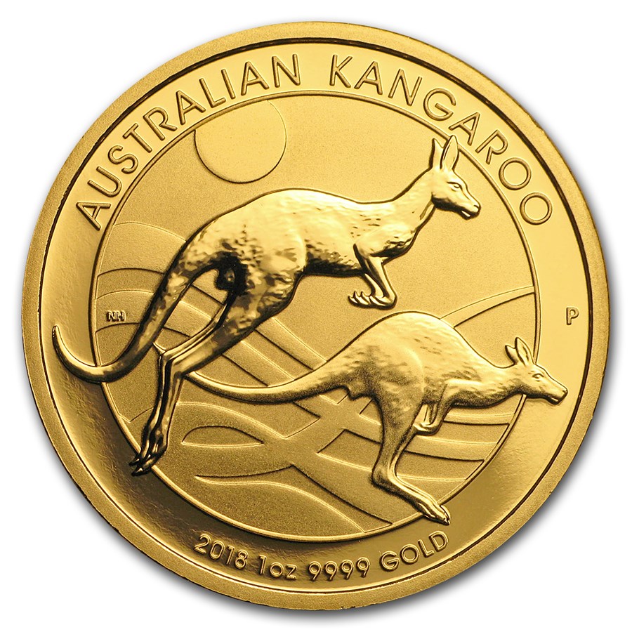 2018 Australia 1 oz Gold Kangaroo BU