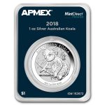 2018 Australia 1 oz Silver Koala (MintDirect® Premier Single)