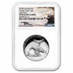 2018 Australia 1 oz Silver Wedge-Tailed Eagle PF-69 NGC UC HR