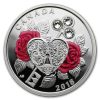 2018 Canada 1/4 oz Silver $3 Celebration of Love (Roses)