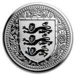 2018 Gibraltar 1 oz Silver Royal Arms of England Proof (Black)