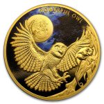 2018 Niue 1 oz Proof Gold Powerful Owl Endangered & Extinct