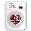 2018 Niue 1 oz Silver $2 Disney Heart-Shaped Love PF-70 UCAM NGC