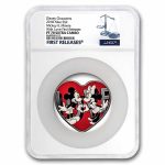 2018 Niue 1 oz Silver $2 Disney Heart-Shaped Love PF-70 UCAM NGC