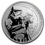 2018 Niue 1 oz Silver $2 Star Wars Stormtrooper BU