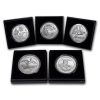 2018-P 5-Coin 5 oz Silver Burnished ATB Set (w/Box & COA)