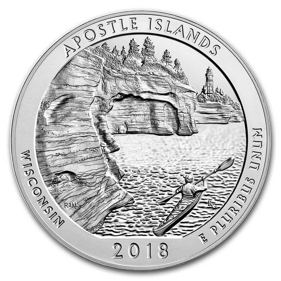 2018-P ATB Quarter Apostle Islands National Lakeshore BU