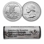 2018-P ATB Quarter Block Island Wildlife Refuge 40-Coin Roll BU