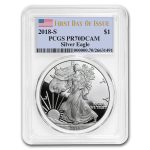 2018-S 1 oz Proof American Silver Eagle PR-70 PCGS (First Day)