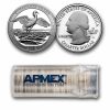 2018-S ATB Quarter Cumberland Seashore 40-Coin Roll Proof