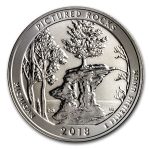 2018-S ATB Quarter Pictured Rocks Lakeshore Silver Reverse Proof