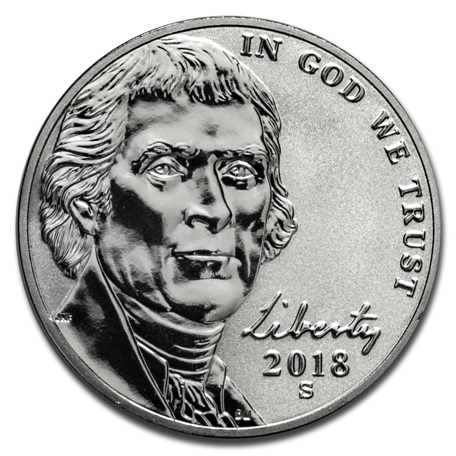 2018-S Jefferson Nickel Reverse Proof