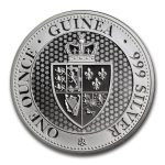 2018 Saint Helena 1 oz Silver £1 Spade Guinea Shield BU