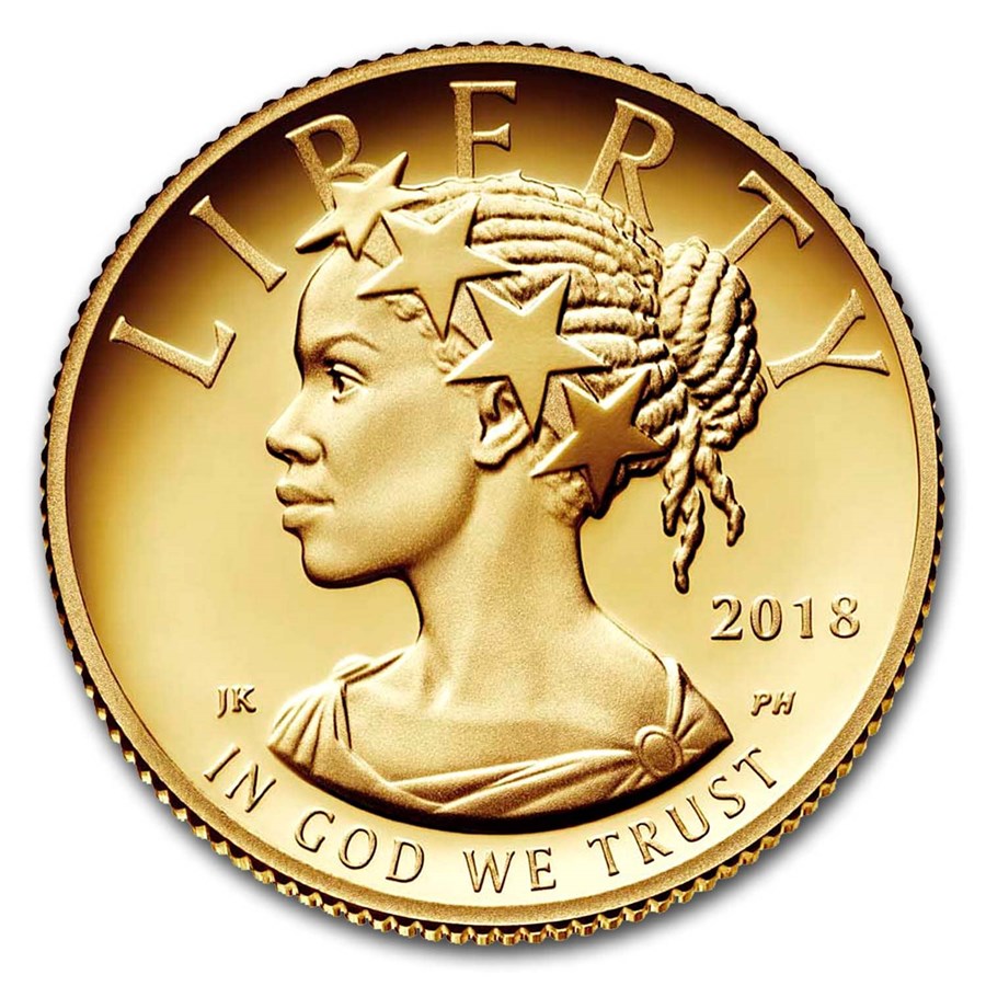 2018-W 1/10 oz Proof American Liberty Gold (w/Box and COA)